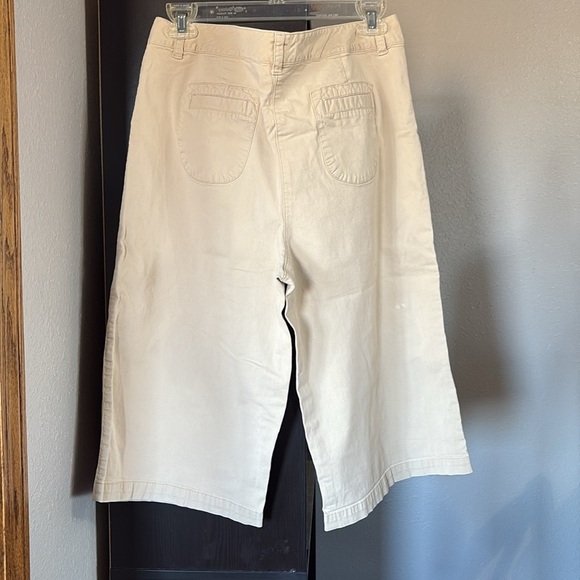 Talbots Wmn’s Sz 16 Khaki Stretch Capri Pants - Picture 2 of 6